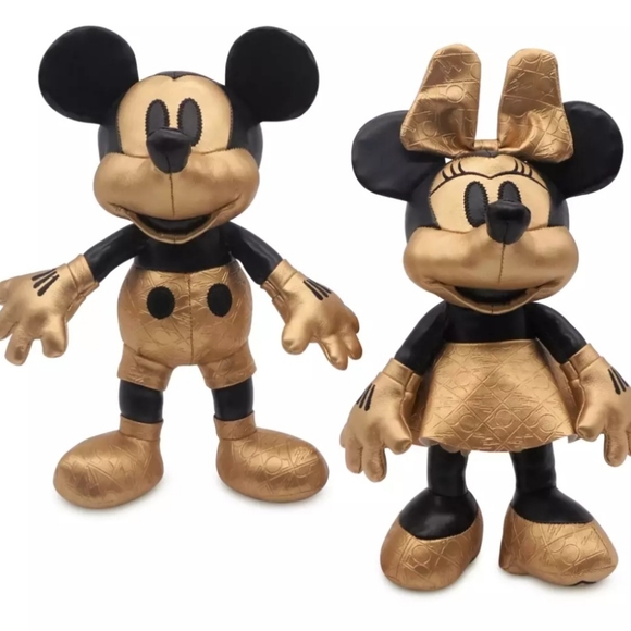 Mickey and Minnie Mouse Plush Set – Walt Disney World 50th Anniversary - Picture 9 of 9